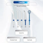 800ML Capacity Electric Water Flosser Oral Irrigator for Teeth Cleaning Water Dental Flosser Teeth with Interchangeable Nozzles