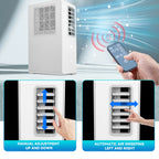 Portable Air Conditioner Mobile Air Cooler Dehumidifier With 24H Timer Remote Control EU Plug For Office Bedroom