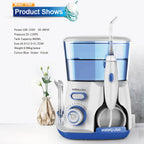 800ML Capacity Electric Water Flosser Oral Irrigator for Teeth Cleaning Water Dental Flosser Teeth with Interchangeable Nozzles