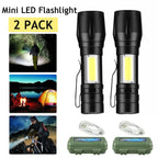 99000000LM Ultra Bright Tactical Flashlight High Power LED Torch Rechargeable Waterproof Portable Handheld Lamp for Outdoor Camping Police Emergency Use