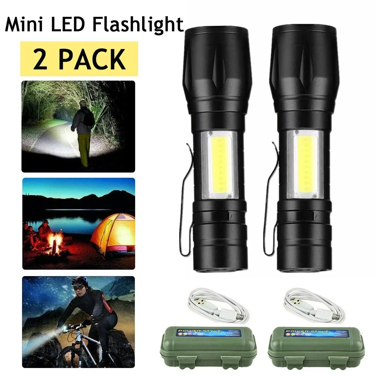 99000000LM Ultra Bright Tactical Flashlight High Power LED Torch Rechargeable Waterproof Portable Handheld Lamp for Outdoor Camping Police Emergency Use
