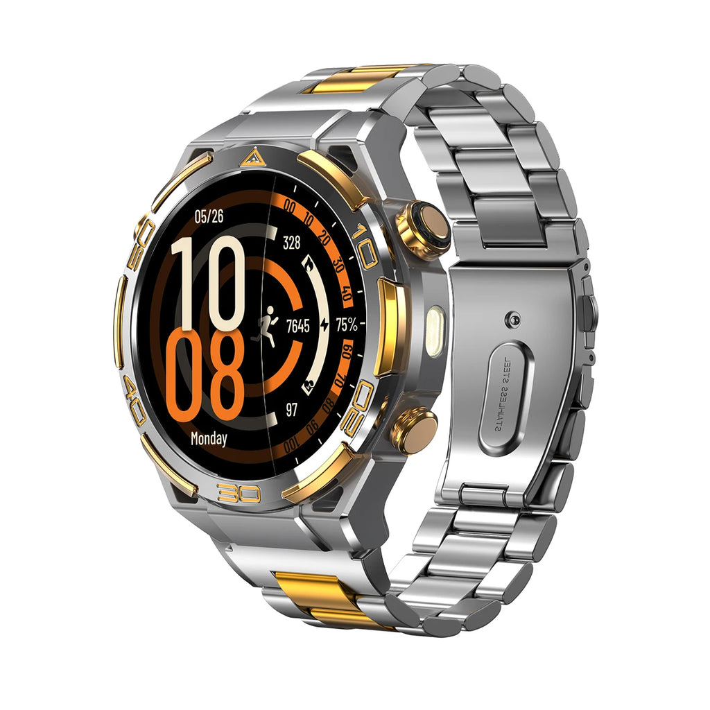 Blackview W90 Pro Smartwatch 1.43" AMOLED Display,Bluetooth Calling,Heart Rate Monitor, 900mAh/ 20Days Standby,Men's Smartwatch