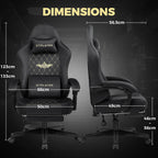 GTPLAYER Gaming chair fabric Gaming Chair Ergonomic office boot PC chair, Adjustable and Rotatable Desk Chair