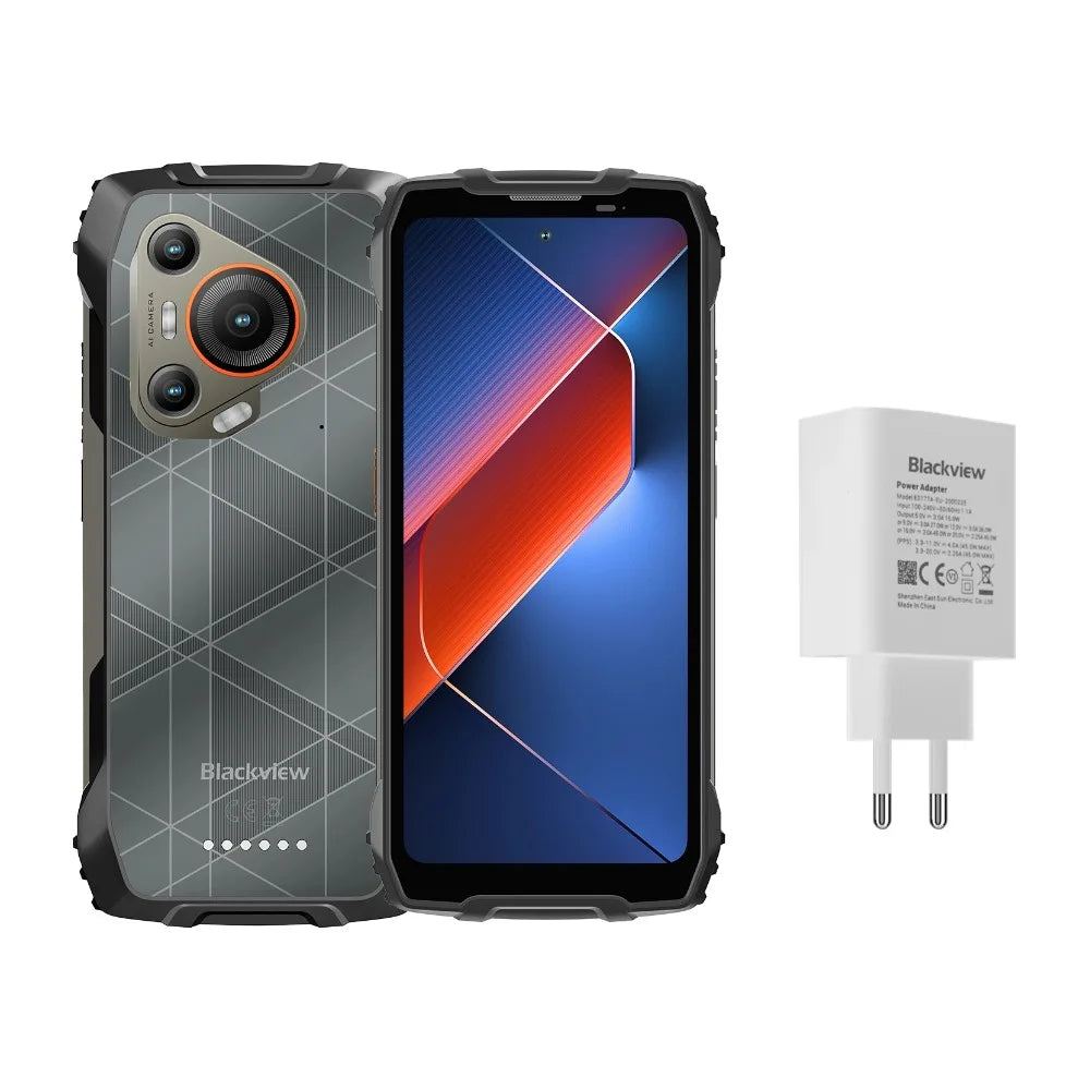 Blackview BL7000 AI 5G Rugged Phone Android 15, MTK 6300, 6.78" FHD+ 120Hz, 7500mAh/33W, Rugged Smartphone Dual SIM NFC/IP69K