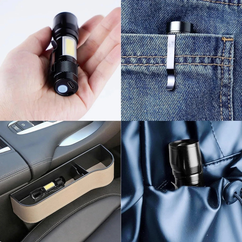 99000000LM Ultra Bright Tactical Flashlight High Power LED Torch Rechargeable Waterproof Portable Handheld Lamp for Outdoor Camping Police Emergency Use