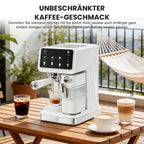 20 Bar Espresso machine with Automatic Milk Foaming System, All-in-One coffee maker machine for Latte, Cappuccino & Cold Brew