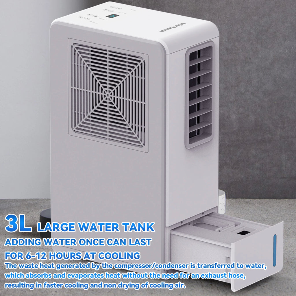 Portable Air Conditioner Mobile Air Cooler Dehumidifier With 24H Timer Remote Control EU Plug For Office Bedroom
