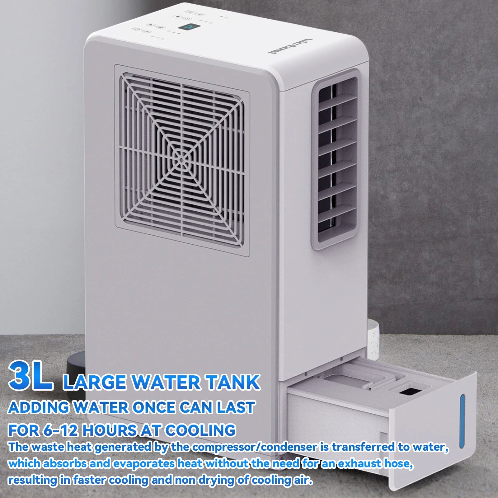 Portable Air Conditioner Mobile Air Cooler Dehumidifier With 24H Timer Remote Control EU Plug For Office Bedroom