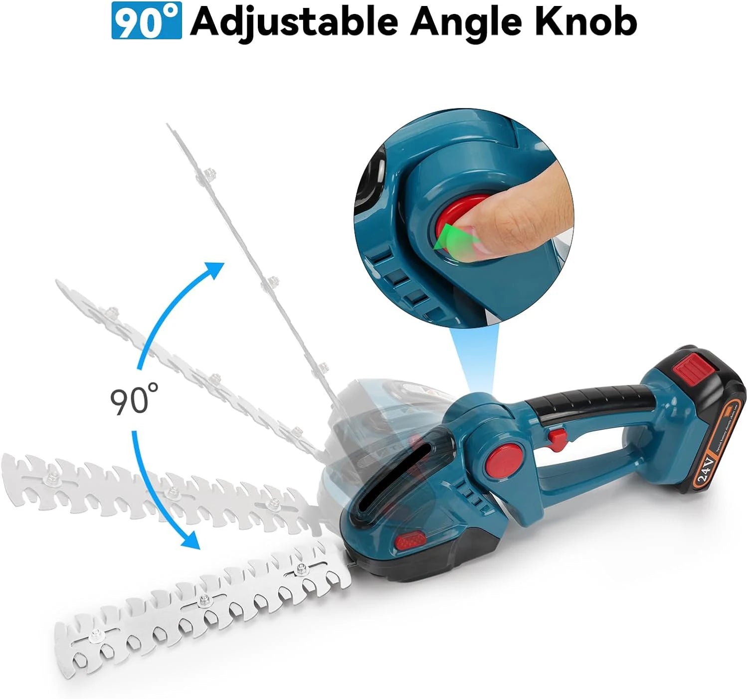 Cordless Electric Hedge Trimmer 2 in 1 Household Lawn Mower Garden Trimming Power Tools For Makita Battery Scissors Pruning Saw