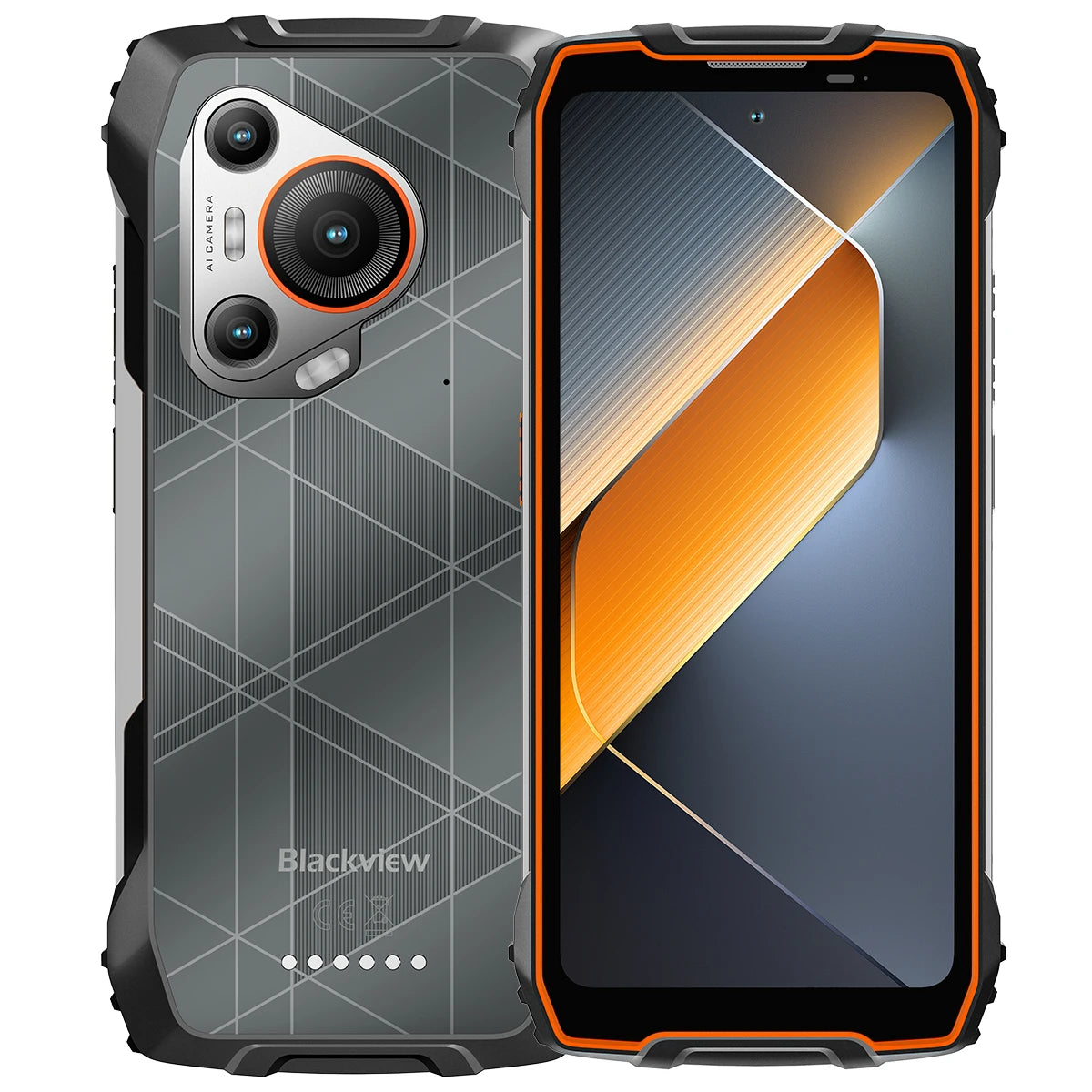 Blackview BL7000 AI 5G Rugged Phone Android 15, MTK 6300, 6.78" FHD+ 120Hz, 7500mAh/33W, Rugged Smartphone Dual SIM NFC/IP69K