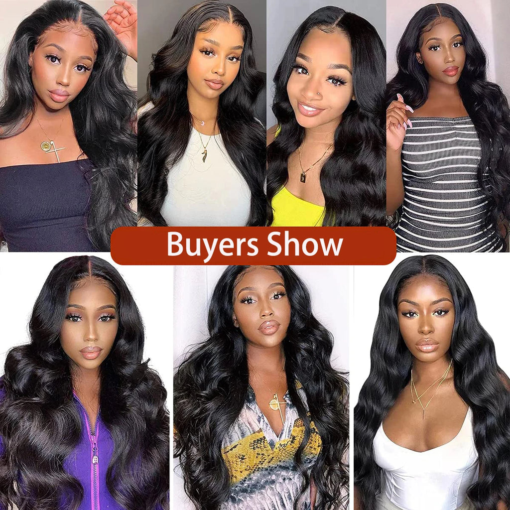 Wave Clip in Hair Extensions Real Human Hair Extensions Clip Ins 120 Gram Body Wave 18 Inch 8Pcs Natural Black 100% Human Hair