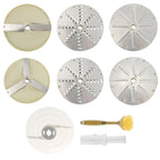SucceBuy Electric Vegetable Cutter Slicer Chopper Shredder Grinder Pellet Machine for Kitchen Tools Food Processors