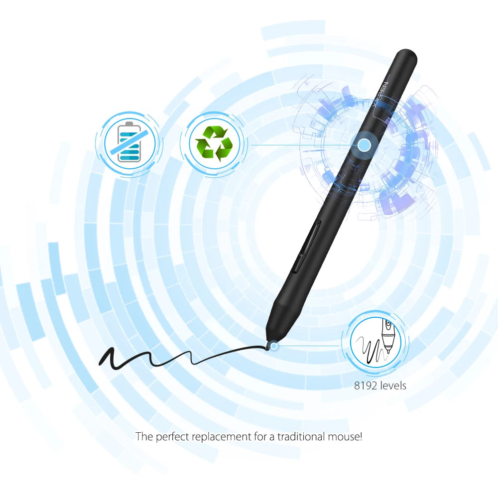 XPPen Star G640 6 x 4 Inches Drawing Tablet 8192 Level Support Windows Mac Digital Graphic Tablet for Drawing & Game OSU