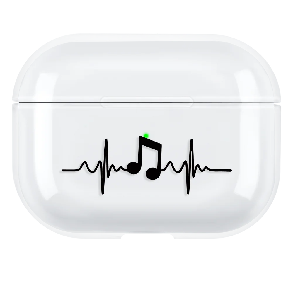 Hard Plastic Case for AirPods Pro 2 USB C Case for airpods 3 2 1 Case Transparent Cover for airpod pro 3 funda Air Pods 3 Coque