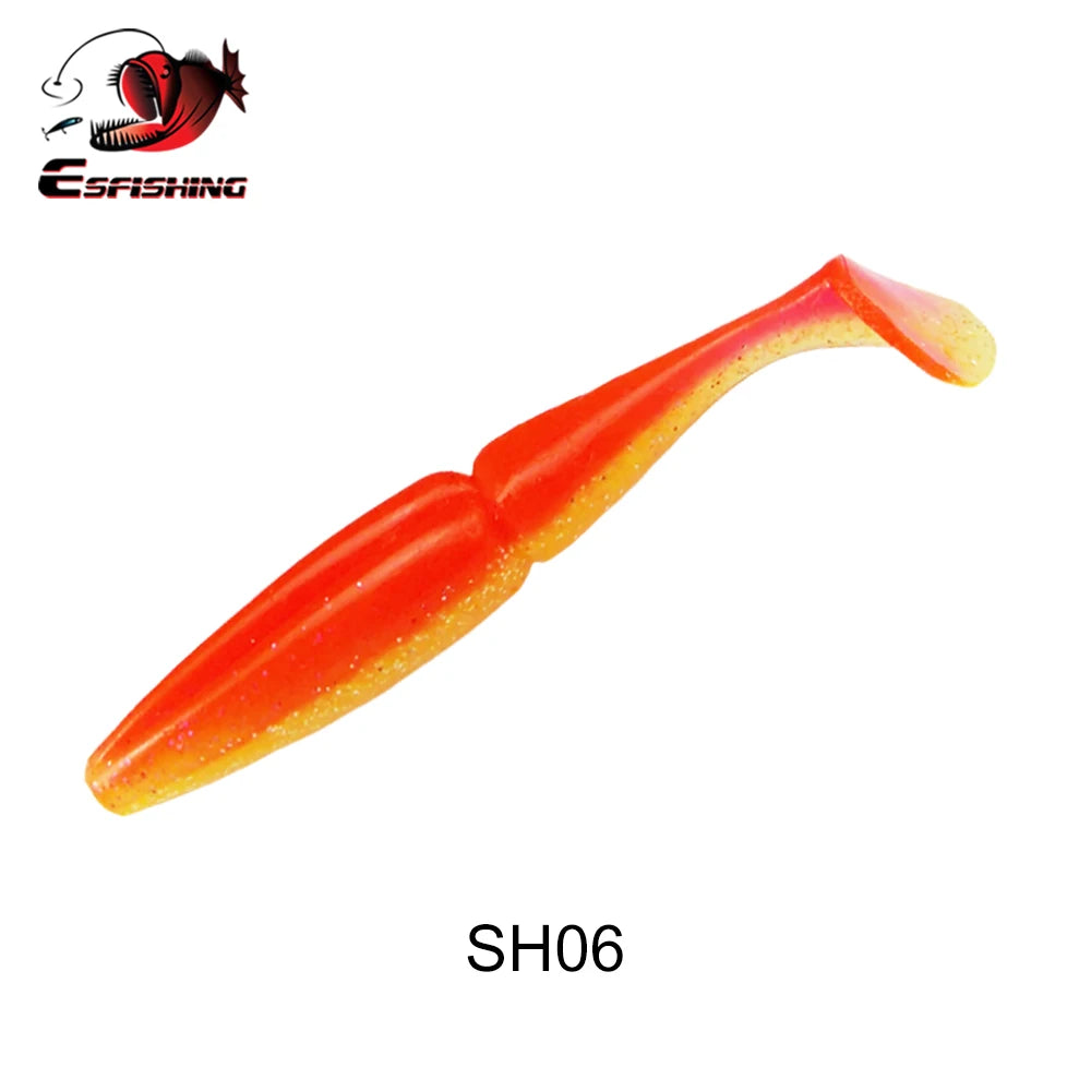 ESFISHING Fishing Lure Easy Shiner 100mm125mm155mm 200mm pesca isca artificial Silicone Bait Leurre Souple pike bass