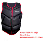 Neoprene life jacket the fishing vest water jacket sport adult children life vest clothes swim skating ski rescue boats drifting