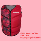 Neoprene life jacket the fishing vest water jacket sport adult children life vest clothes swim skating ski rescue boats drifting