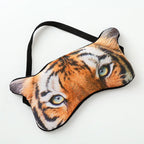Travel Sleeping Blindfold Novelty Lifelike 3D Animal Eye Mask Funny Cat Tiger Pug Glasses Dog Cartoon Fox Eye Patch Sleep Mask