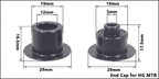 Bicycle Micro Spline Freehub MTB Road Bike Hubs Converters End Cap Adapter 11/12 Speed MS HG DT Hub Body Driver for XD DT240/350