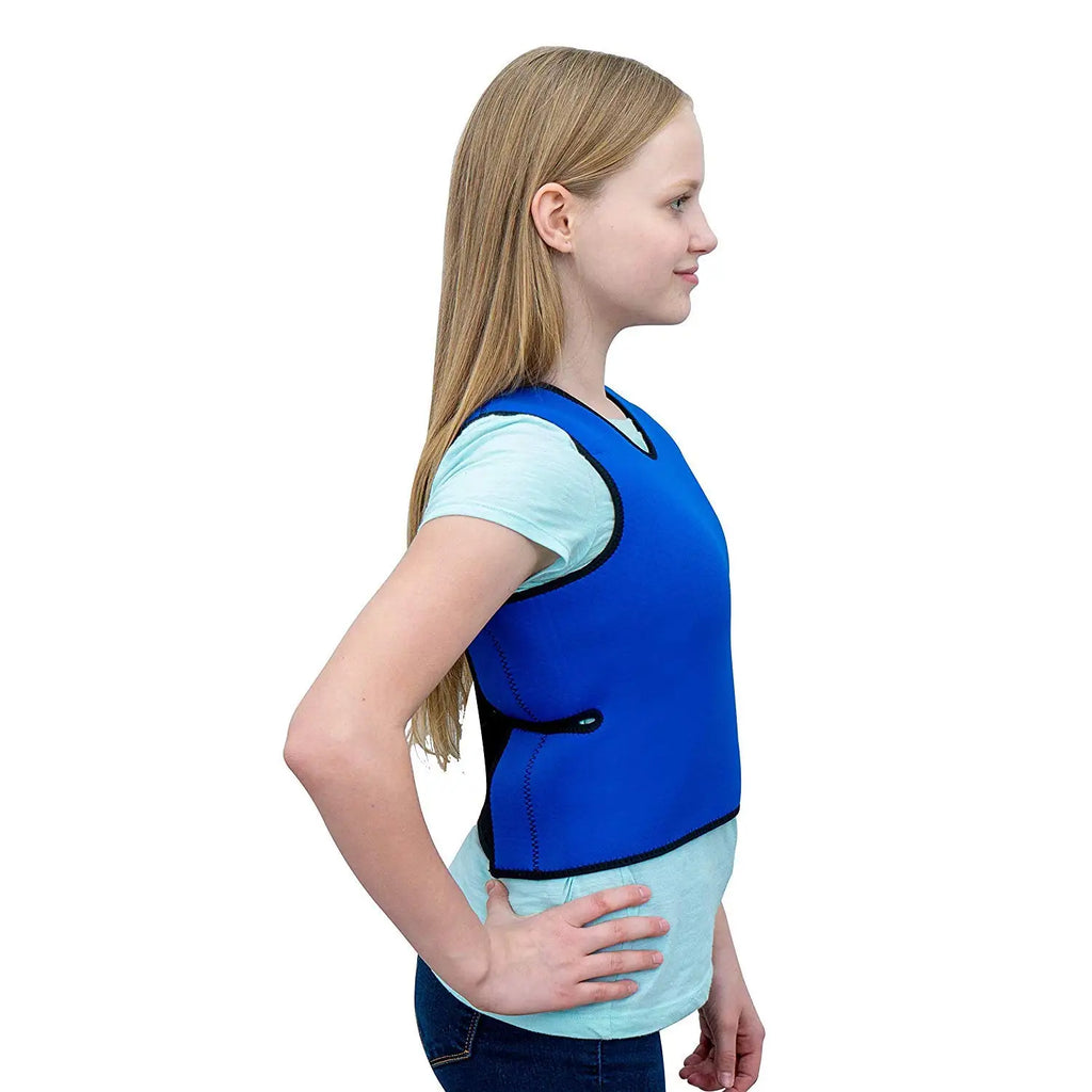 Sensory Deep Pressure Vest for Kids Comfort Compression Vest for Autism Hyperactivity Mood Processing Disorders Breathable
