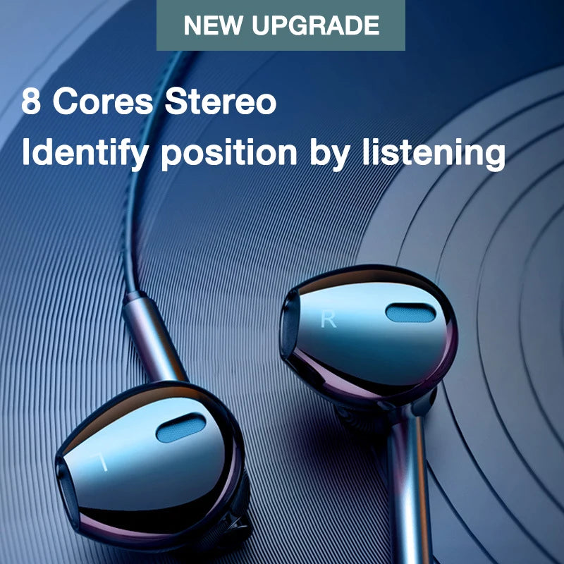 EARDECO 8 Cores Wired Headphones Earphones Bass In-ear Headphone with Mic Earphone Earbuds Mobile Phone Headset Dynamic Stereo