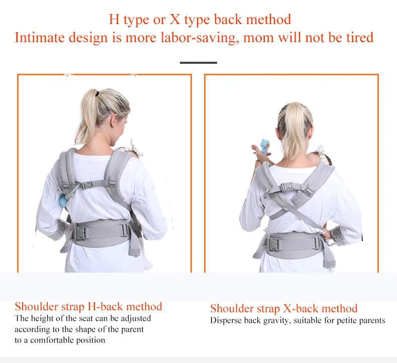 Egobaby Omni Baby Carrier Cotton Breathable Ergonomic Backpacks Holder Shoulder Waist Belt Sling Suspenders 360