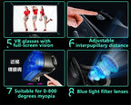 Virtual Reality VR Glasses IMAX Huge Screen HD 3D Glasses Google Cardboard Box VR Headset Helmet for 5-7" Phone,Support Gamepad