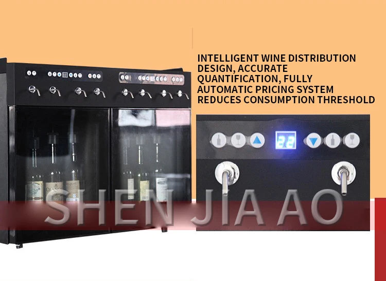 Commercial Nitrogen Preservation Wine Grater Dispenser Automatic Preservation Wine Refrigerator Red Wine Dispenser