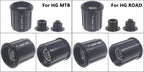 Bicycle Micro Spline Freehub MTB Road Bike Hubs Converters End Cap Adapter 11/12 Speed MS HG DT Hub Body Driver for XD DT240/350
