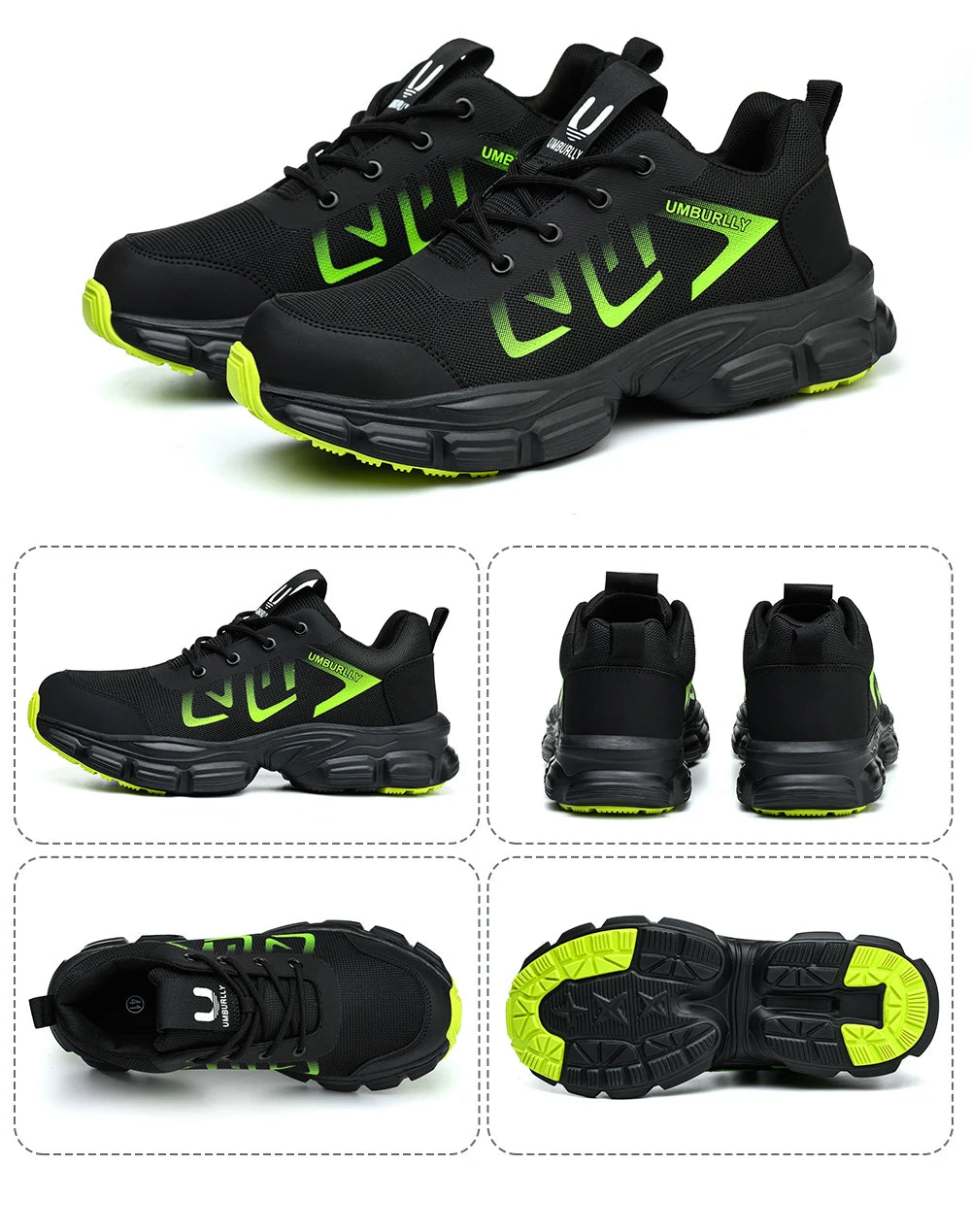 New Arrivals Orange Light Weight Steel Toe Brand MD Sole Fashion Sport Comfortable Breathable Work Safety Shoes for Men