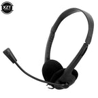 3.5mm Wired Stereo Headset Noise Cancelling Earphone With Microphone Gaming Headphone for Computer Laptop Desktop