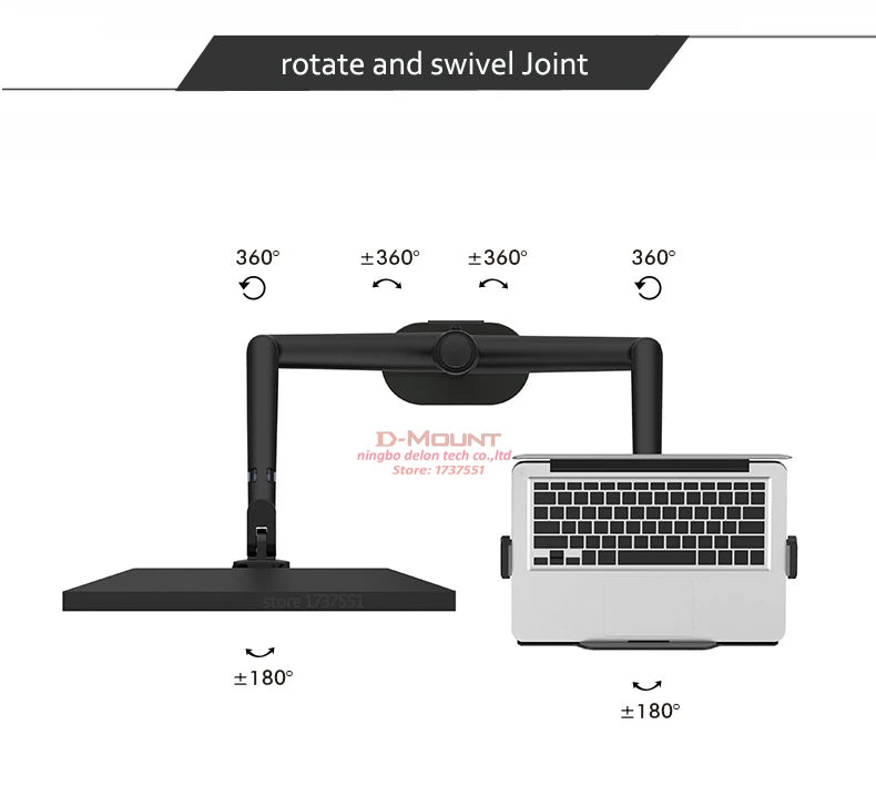 OL-3L aluminum silver Ergonomics 10"-17" desk laptop stand 32" monitor desktop bracket computer mount full motion column bar