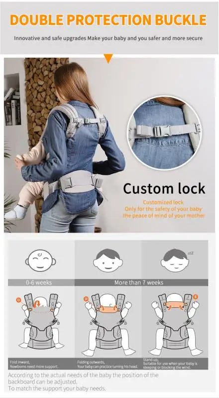 Egobaby Omni Baby Carrier Cotton Breathable Ergonomic Backpacks Holder Shoulder Waist Belt Sling Suspenders 360
