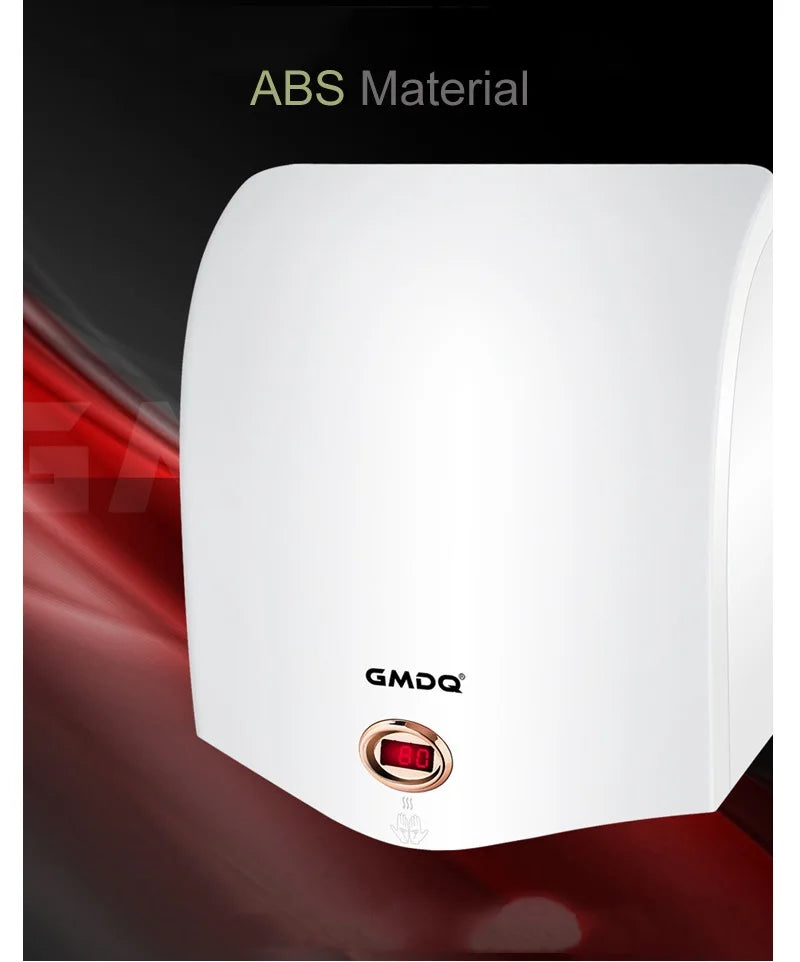 Automatic High Speed Hand Dryer Infared Sensor Activated Household Hotel Commercial  Surface Mounted Noise Reduction Thermoset
