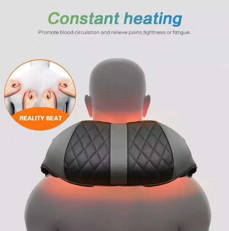 High Quality Neck Massager Kneading Shoulder Masajeador Neck and Shoulder Relaxer for Women Men Mom Dad