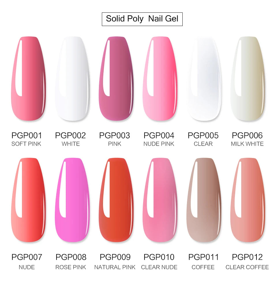 Nail Set With Nail Lamp Nail Dryer Nail Drill Machine Manicure Set Kit Poly Nail Gel Kit Polish Set Soak-off Nail Art Tools Sets