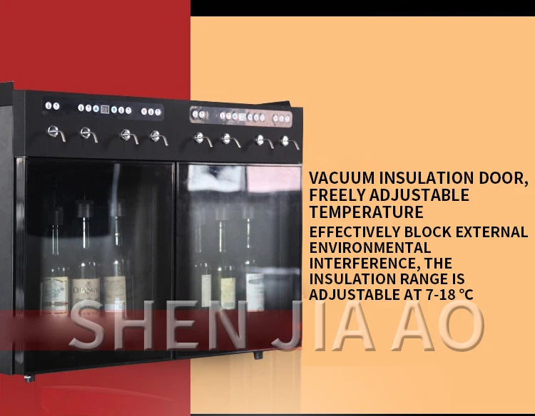 Commercial Nitrogen Preservation Wine Grater Dispenser Automatic Preservation Wine Refrigerator Red Wine Dispenser