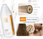 PURC 1000ml Keratin Hair Straightening Smoothing Treatment For Curly Frizzy Hair Care Brazilian Keratin Products Professional