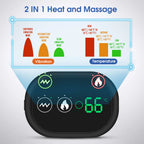 Electric Heating Shoulder Brace LED Display Vibration Shoulder Massage Support Belt Strap For Joint Brace Care Muscle Relaxation