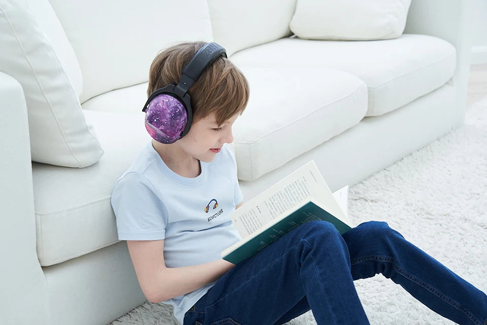 ZOHAN Ear Protector Passive Earmuffs NRR22DB Anti-noise Reduction hip-hop Safety Ear Muffs for kid girls boys