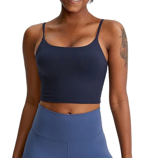 Women's Longline Sports Bra Wirefree Padded Main image