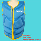 Neoprene life jacket the fishing vest water jacket sport adult children life vest clothes swim skating ski rescue boats drifting