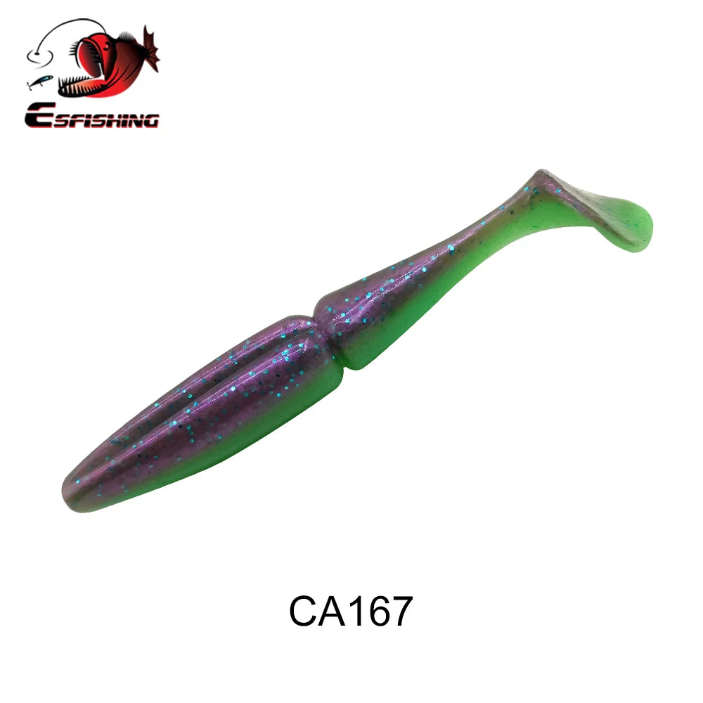 ESFISHING Fishing Lure Easy Shiner 100mm125mm155mm 200mm pesca isca artificial Silicone Bait Leurre Souple pike bass