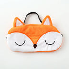 Travel Sleeping Blindfold Novelty Lifelike 3D Animal Eye Mask Funny Cat Tiger Pug Glasses Dog Cartoon Fox Eye Patch Sleep Mask