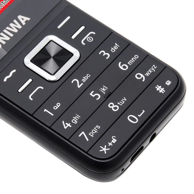 UNIWA E1802 GSM Senior Push-button Phone Long Standby Big Buttons Loud Sound FM Radio Dual Sim Unlocked Cellphone