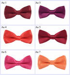 HUISHI 34 Colors Solid Fashion Bowties Groom Kids Formal Colourful Children Cravat Green Marriage Butterfly Wedding Bow ties