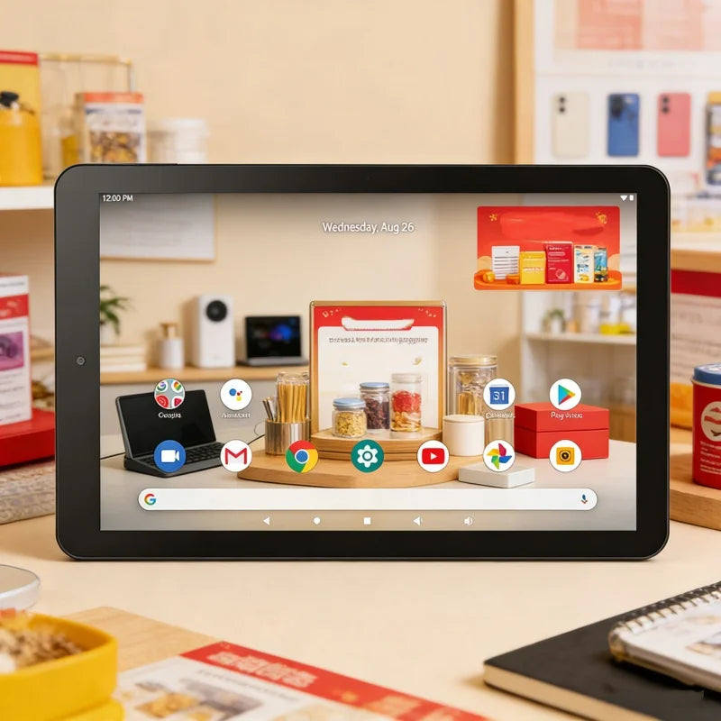 10.1 INCH 2GB RAM 32GB ROM V9 Tablet PC MT8167 CPU Android 9.0 Quad-core Supports WIFI 1280 x 800 IPS Screen Dual Camera