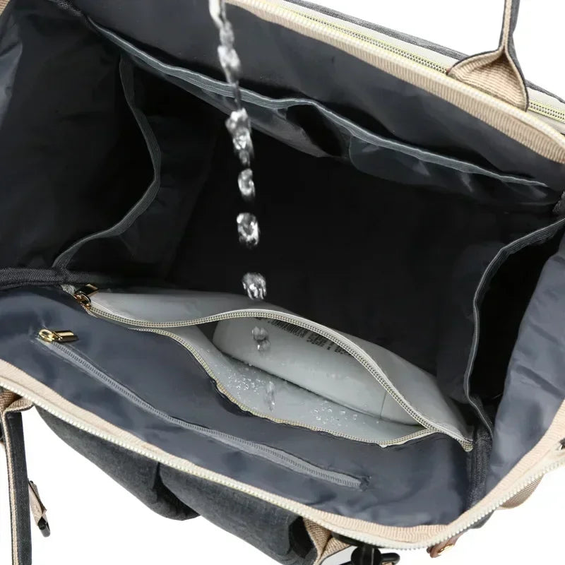 USB Mummy Bag Diaper Bag Baby Care Large Capacity Mom Backpack Mummy Maternity Wet Bags Waterproof Baby Pregnant Nappy Backpack Secondary image