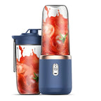 Portable Blender Bottle Electric 6 Blades Multifunction Juice Blender Fresh Juice Smoothie Blender Ice CrushCup Food Processor