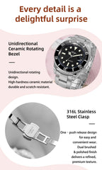 ADDIES Luxury Women's Watches Elegant Classic 36mm Business Ladies Watch BGW9 Luminous Waterproof Steel Quartz Woman Watches
